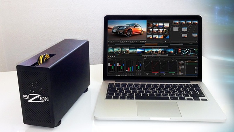 Illustration : Une GeForce 980 Ti en eGPU sur un Mac Pro "Tube", c'est "facile" avec BIZON BOX