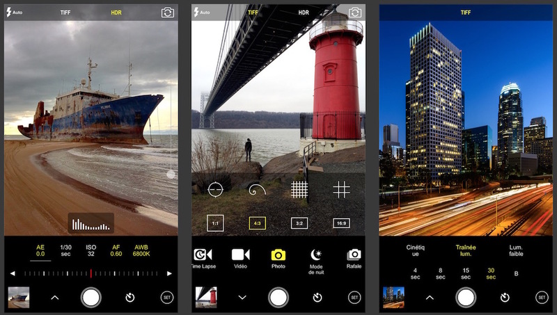 Illustration : ProCam 3 est gratuit sur iOS pendant une durée limitée