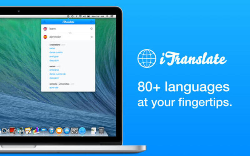 Illustration : Le traducteur iTranslate est gratuit sur Mac pendant une durée limitée