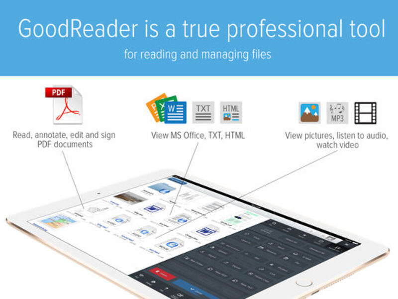 Illustration : GoodReader fête son anniversaire avec une promo sur iOS