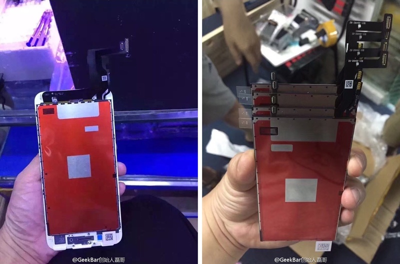 Illustration : iPhone 2016 : premières photos de la façade assemblée ?