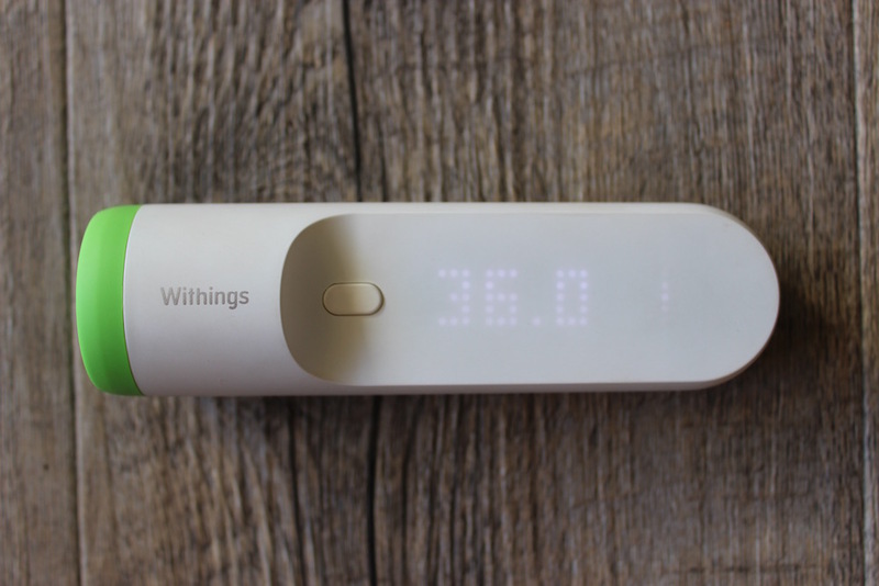 Illustration : Le thermomètre connecté Thermo de Withings est disponible en France