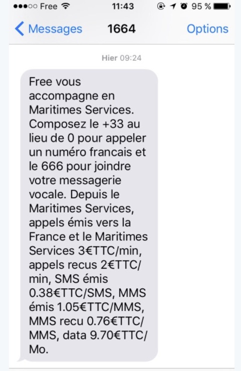 Illustration : Pour aller en Corse, évitez d'utiliser Free Mobile sur le Ferry !