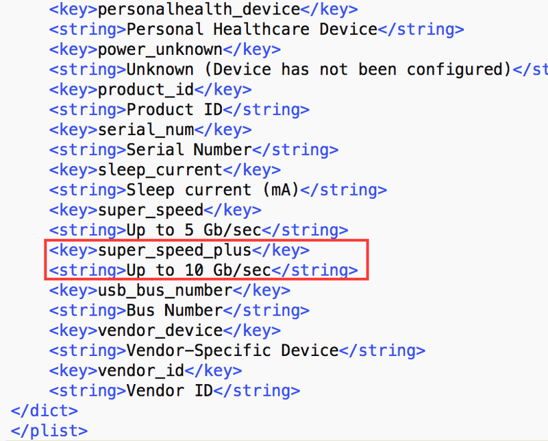 Illustration : L'USB 3.1 à 10Gbps repéré dans les betas de Sierra ! Bientôt sur Mac ?
