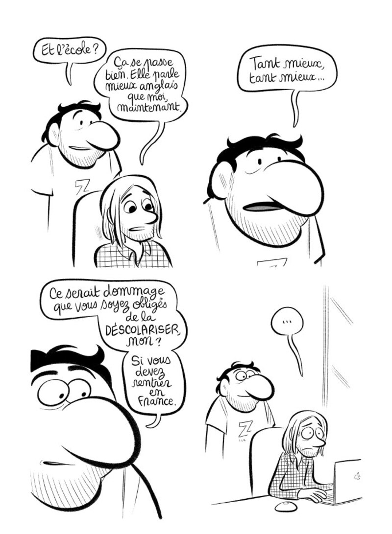 Illustration : BD : "J'ai créé ma startup iOS en Californie", par Laurel