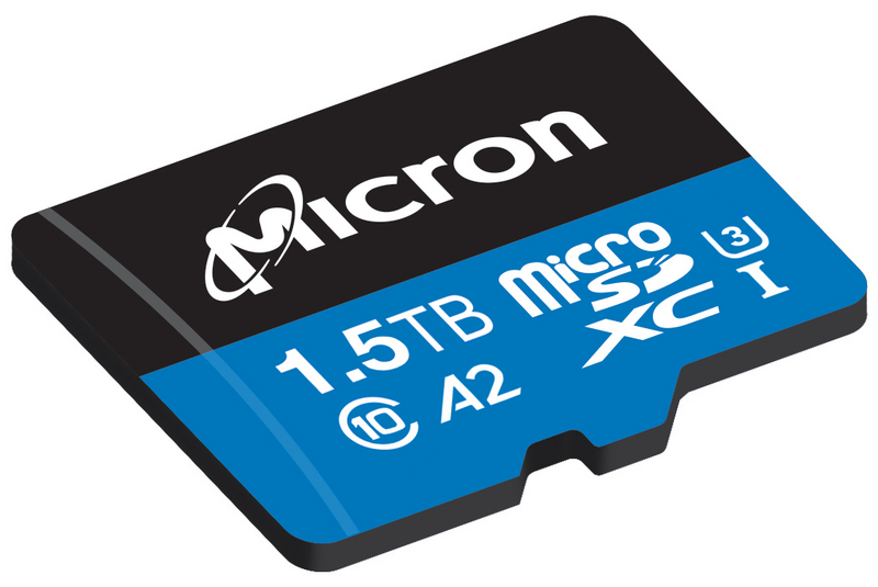 La première carte microSD 1,5 To au monde chez Micron