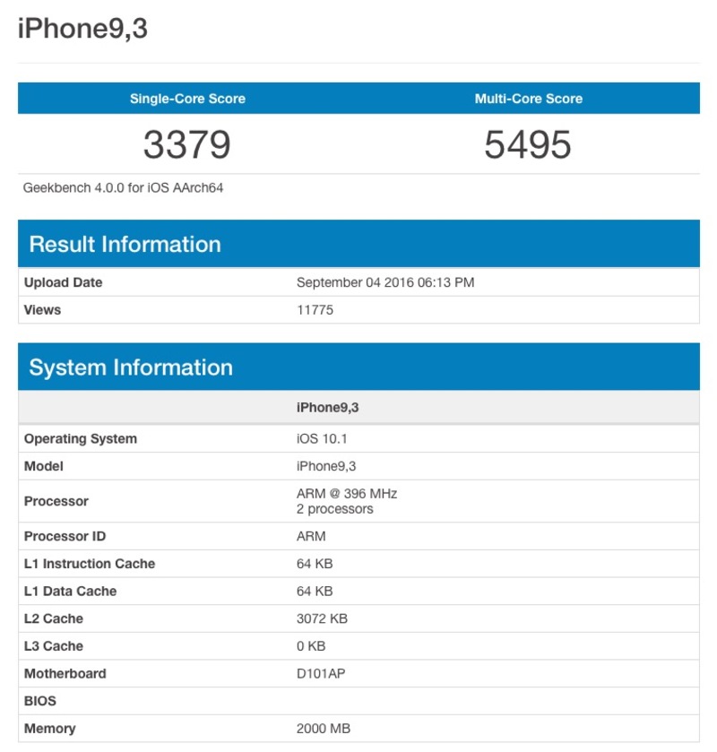 Illustration : iPhone 7 Plus : 3Go de RAM et un processeur A10 Fusion surpuissant !