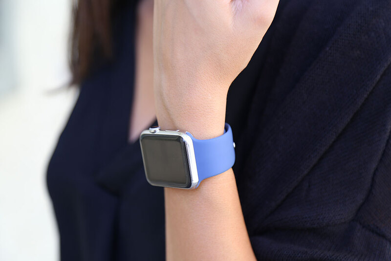 Illustration : Aperçu des nouveaux bracelets (nylon & sport) pour Apple Watch (photos feat. Nora)
