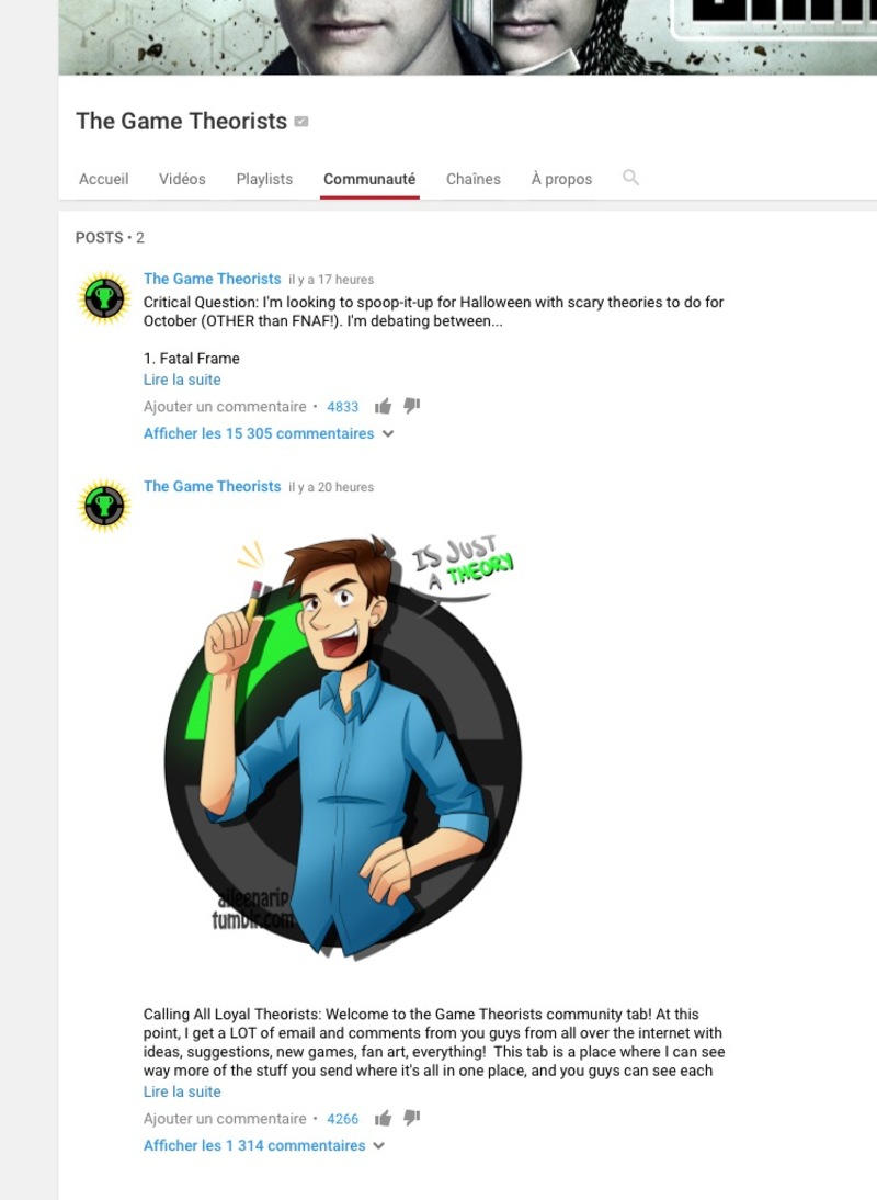 Illustration : YouTube Community : un peu de Facebook et de Twitter entre deux vidéos