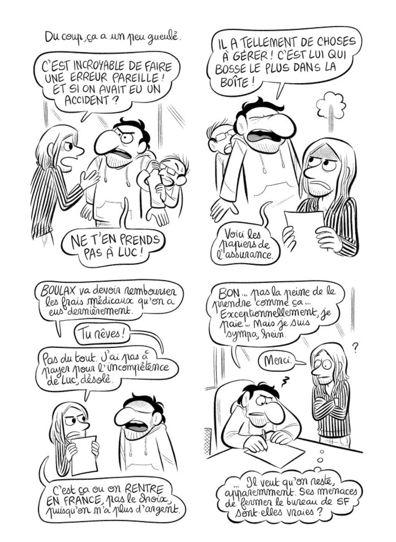 Illustration : BD : "J'ai créé ma startup iOS en Californie", par Laurel