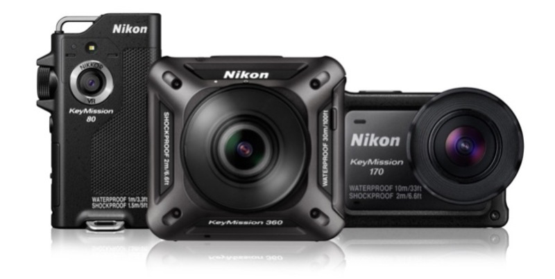 Illustration : Nikon lance deux nouveaux modèles dans sa gamme de caméras d'action : KeyMission 80 et 170