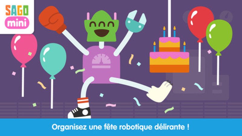 Illustration : Sago Mini Fête des robots est gratuit pour la première fois dans l'App Store