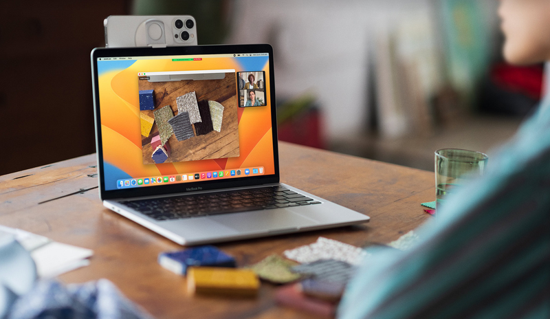 Comment utiliser un iPhone sous iOS 16 comme webcam sur un Mac sous macOS Ventura