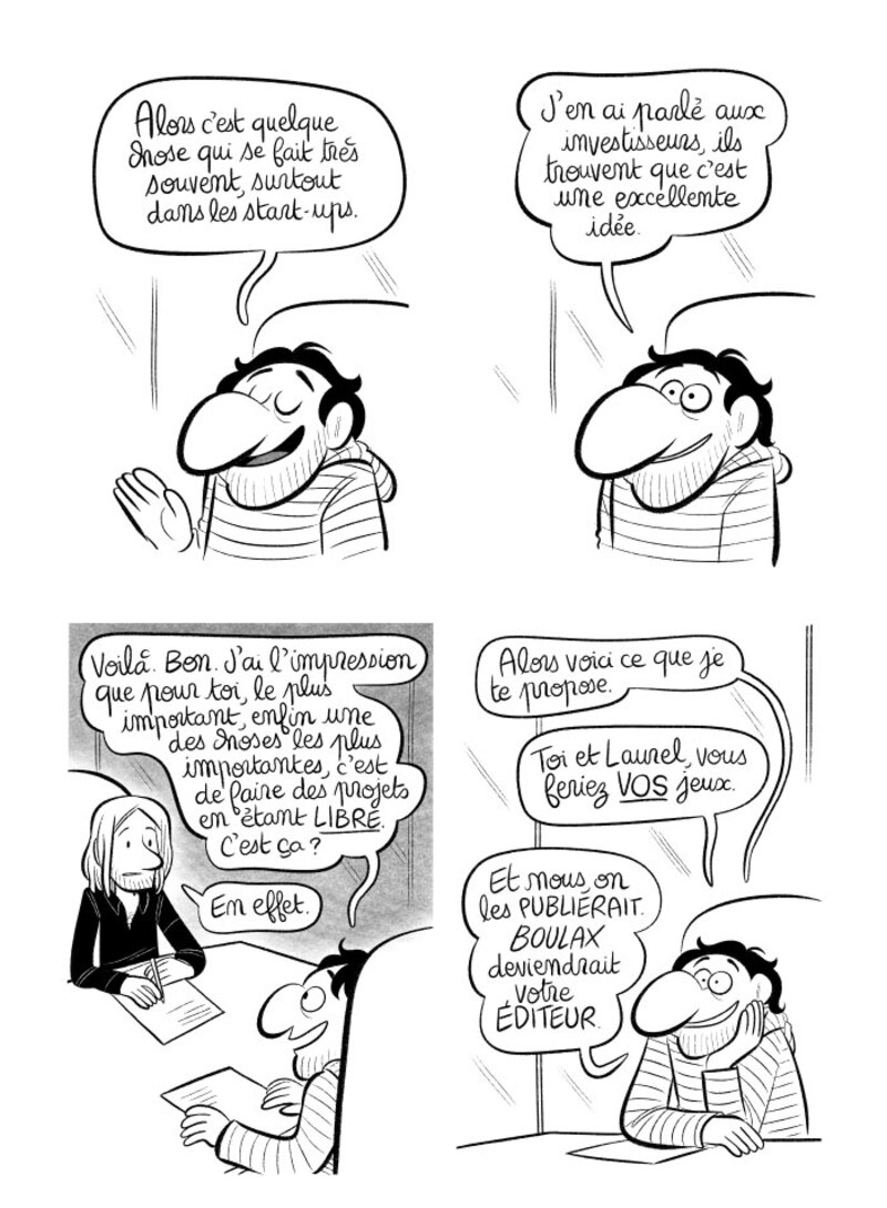Illustration : BD : "J'ai créé ma startup iOS en Californie", par Laurel