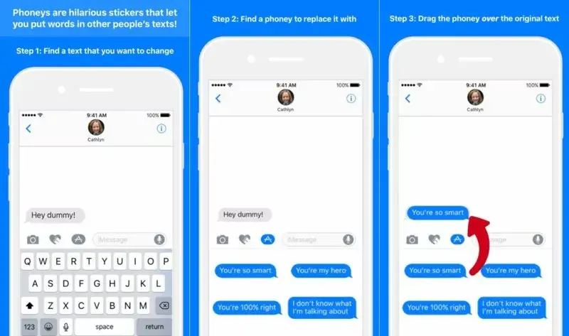 Les "blagues" ne sont pas admises sur l'App Store d'iMessage