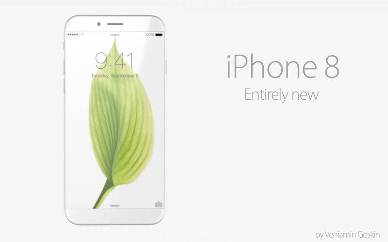 Illustration : Concept : l'iPhone 8 pourrait être bien plus compact que ses devanciers