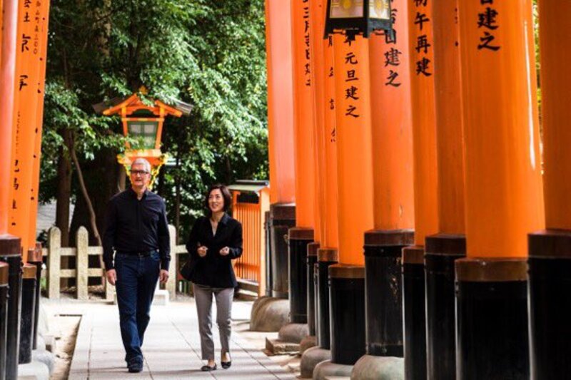 Illustration : L'image du matin : Tim Cook remercie les japonais pour leur accueil
