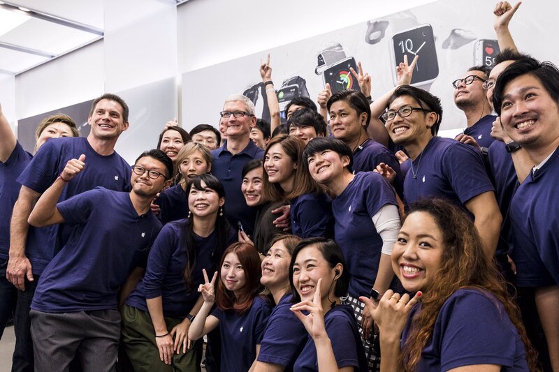Illustration : L'image du matin : Tim Cook remercie les japonais pour leur accueil