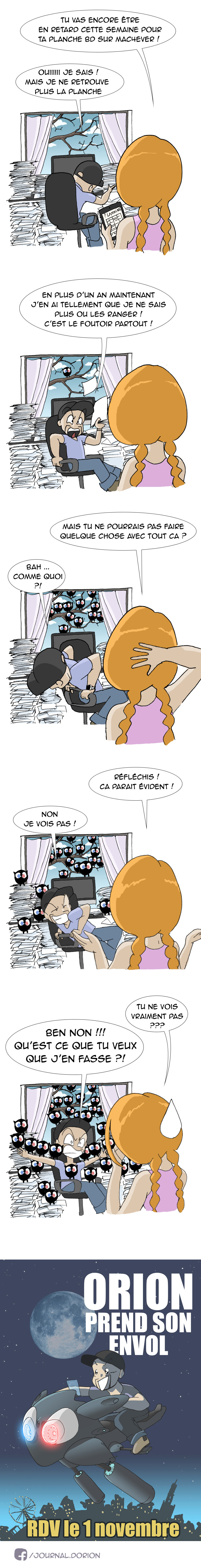 Illustration : JOURNAL D'UN FANBOY : Quand Orion piaffe d'impatience !