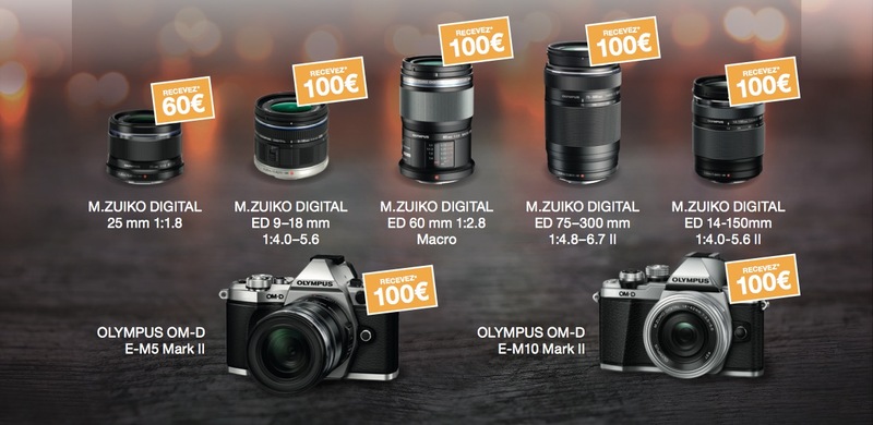 Illustration : Bon plan : Olympus rembourse jusqu'à 660 € sur l'achat d'une sélection de produits