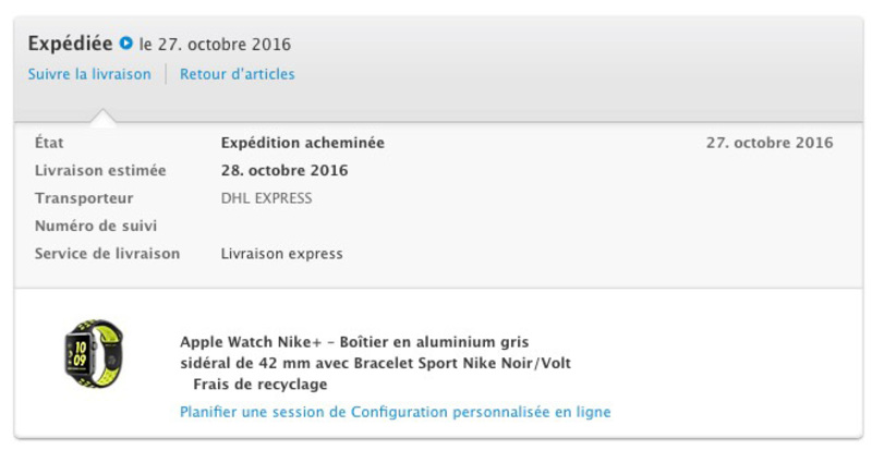 Illustration : Les Apple Watch Nike+ ont été expédiées !
