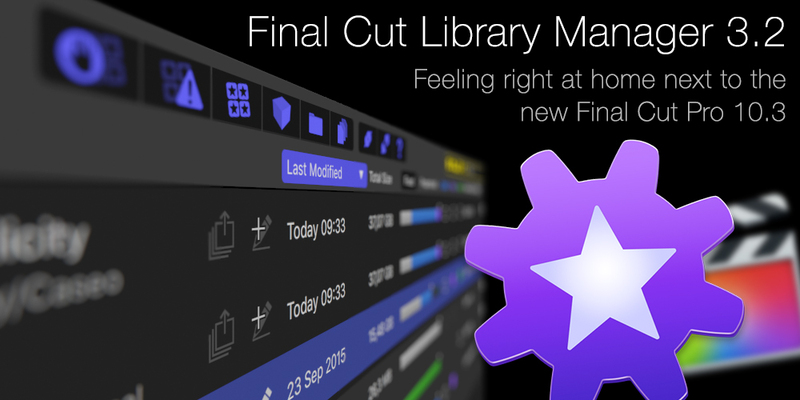 Illustration : FCP 10.3 : une vidéo (fr) des nouveautés, et une MAJ de Final Cut Library Manager !