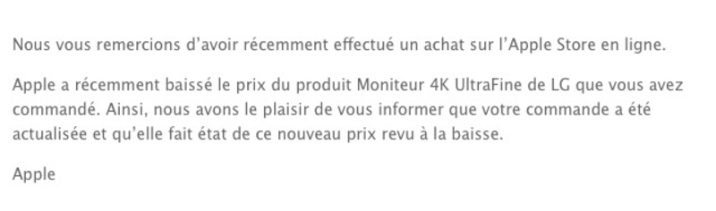 Illustration : Baisse de prix : Apple modifie automatiquement les commandes en France