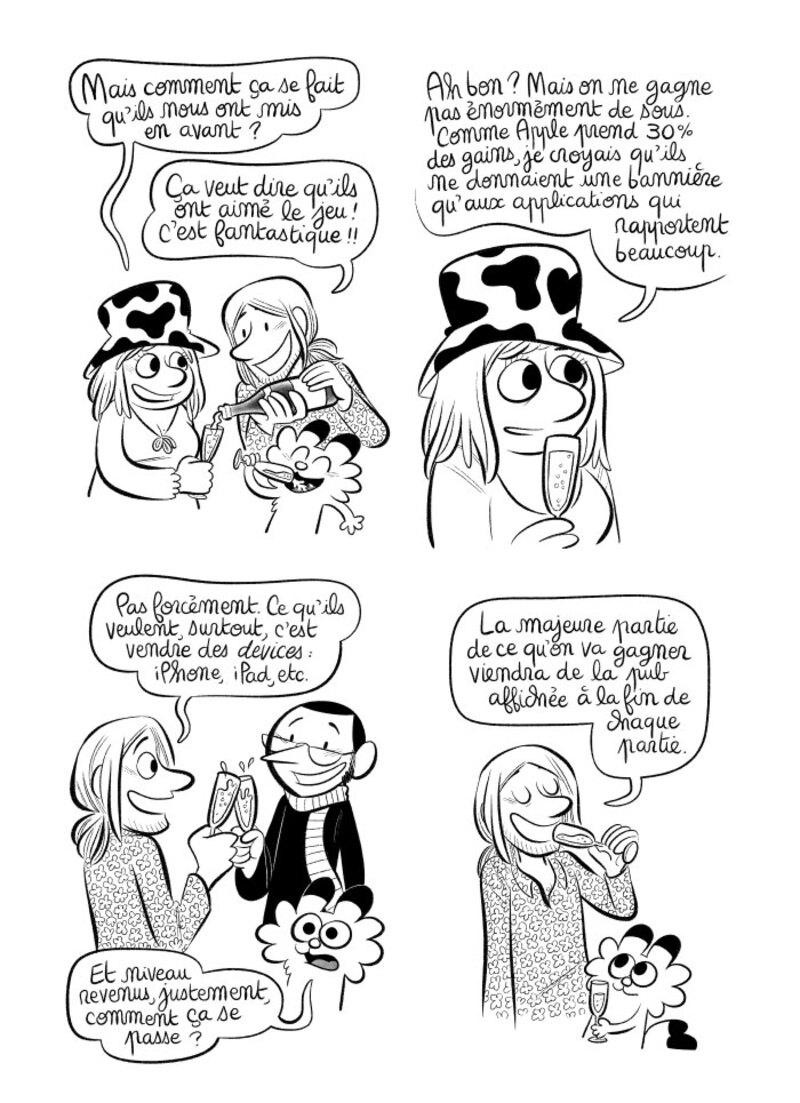 Illustration : BD : "J'ai créé ma startup iOS en Californie", par Laurel