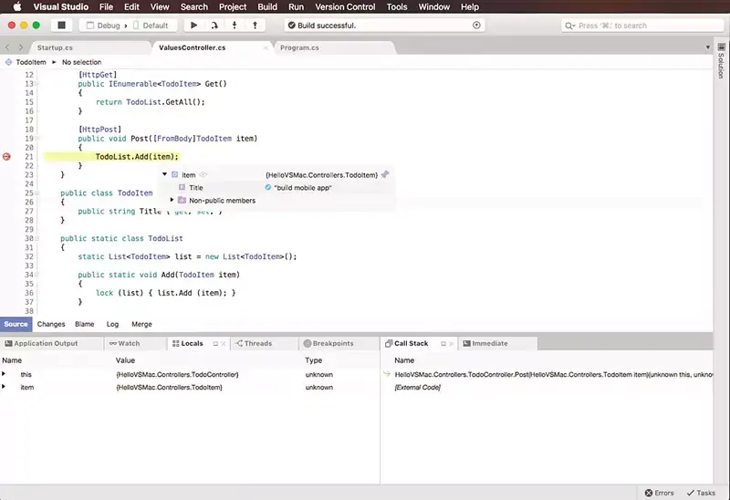 Microsoft annonce Visual Studio pour Mac "courant novembre" !