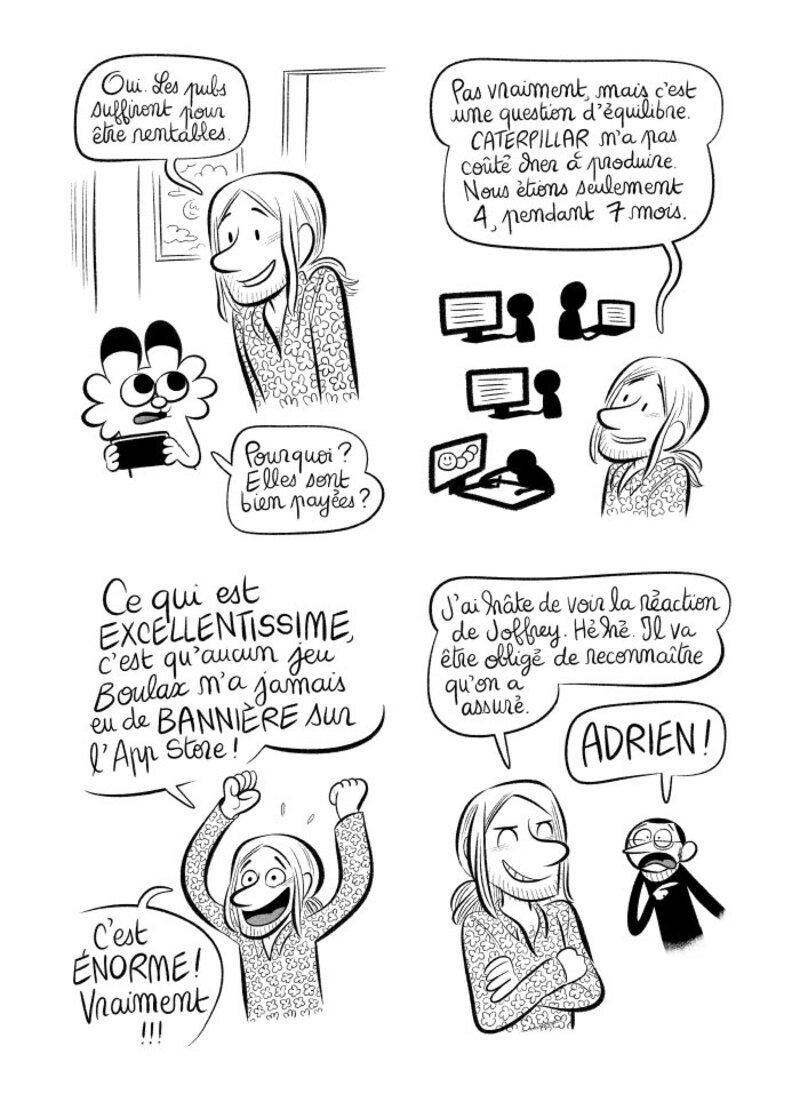 Illustration : BD : "J'ai créé ma startup iOS en Californie", par Laurel