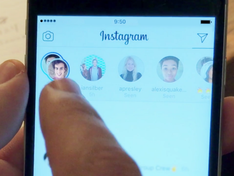 Illustration : Instagram lance des vidéos "live" pour ses Stories et des messages éphémères