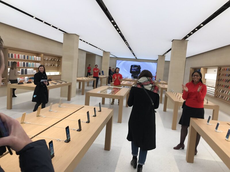 Illustration : Visite du nouvel Apple Store parisien du marché Saint-Germain (photos)