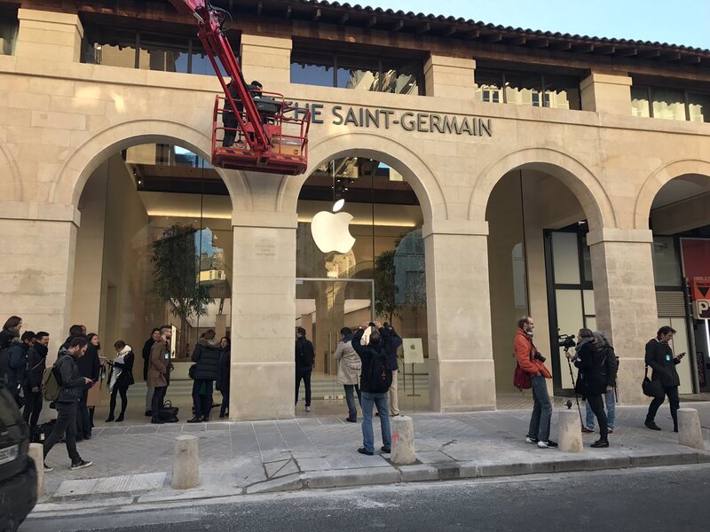 Illustration : Visite du nouvel Apple Store parisien du marché Saint-Germain (photos)