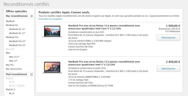 Illustration : Test des MacBook Pro (fin 2016)