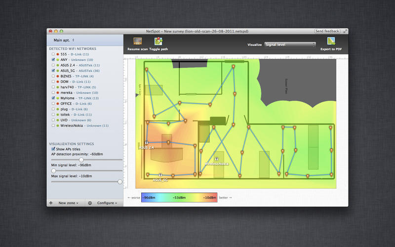 NetSpot (cartographie WiFi) est disponible gratuitement pour la première fois sur Mac