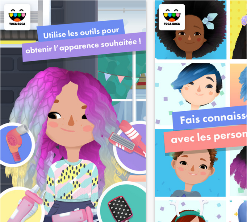 Illustration : Hair Salon 3, le jeu pour enfants qui coupe les cheveux en quatre