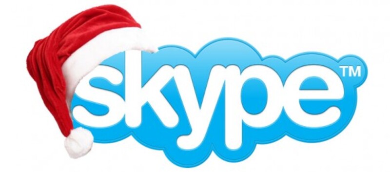 Illustration : Skype gagne un filtre de Noël et apprend à effacer ses notifications
