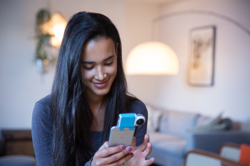 Illustration : Une start-up française lance une nouvelle caméra à 360 ° pour iPhone : la GIROPTIC iO