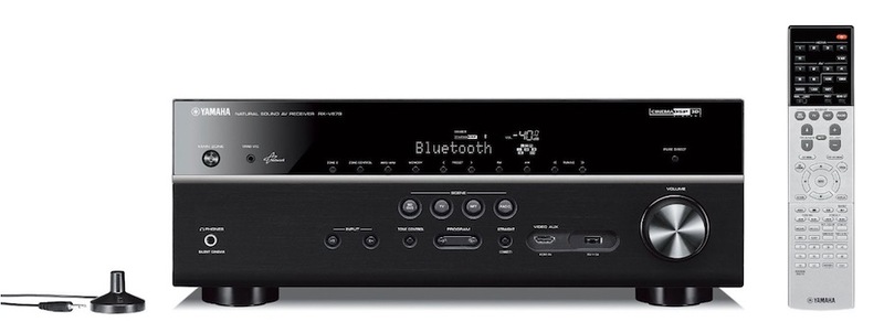 Illustration : Promos : ampli Yamaha 7.1 (compatible AirPlay), Walkman et micro Eagletone