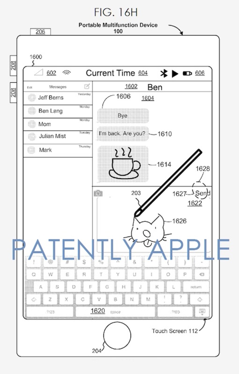 Illustration : Apple n'exclut pas de rendre son stylet compatible avec l'iPhone