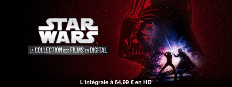 Illustration : iTunes : de nombreux films en promotions pour Noël (Star Wars, Disney, Harry Potter...)