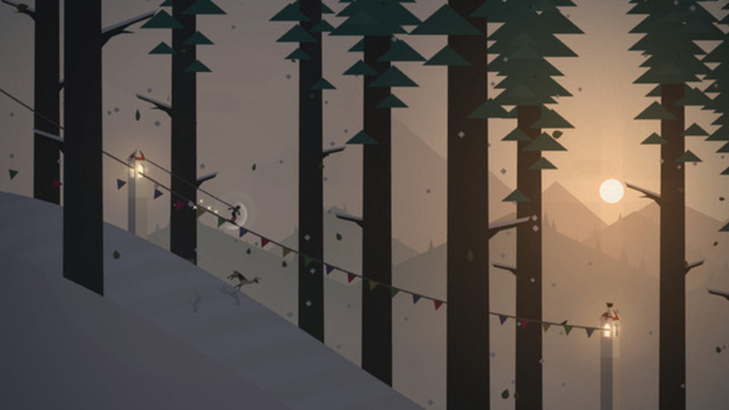 Illustration : Alto's Adventure fête Noël avec une belle promotion sur iPhone, iPad et Apple TV
