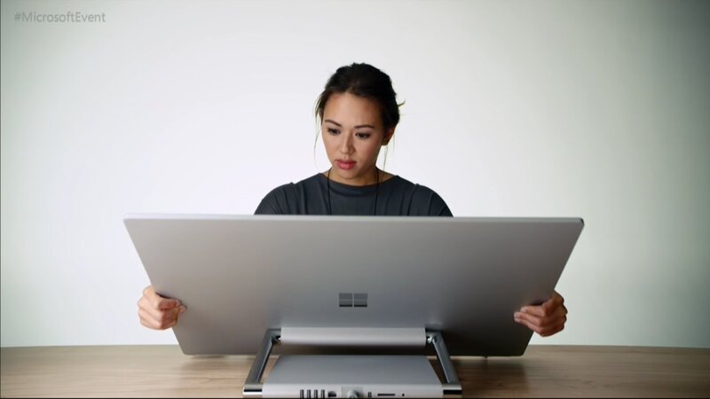 Illustration : Microsoft double la production de son Surface Studio, demi-concurrent de l'iMac 5k