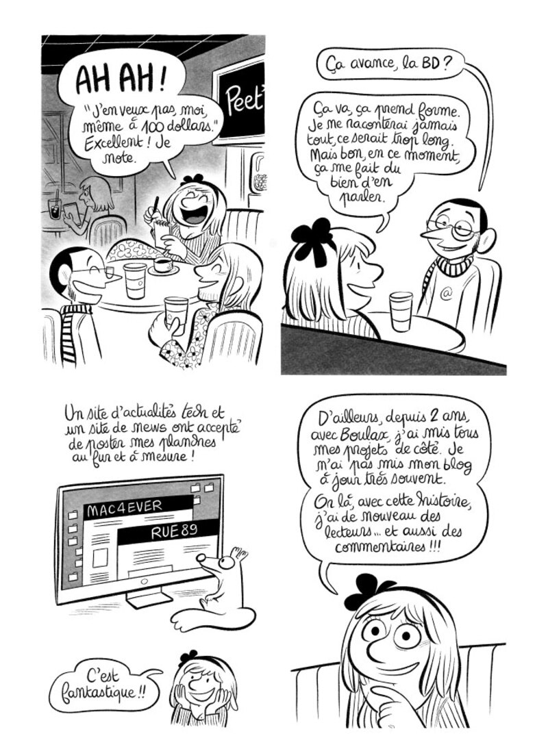 Illustration : BD : "J'ai créé ma startup iOS en Californie", par Laurel