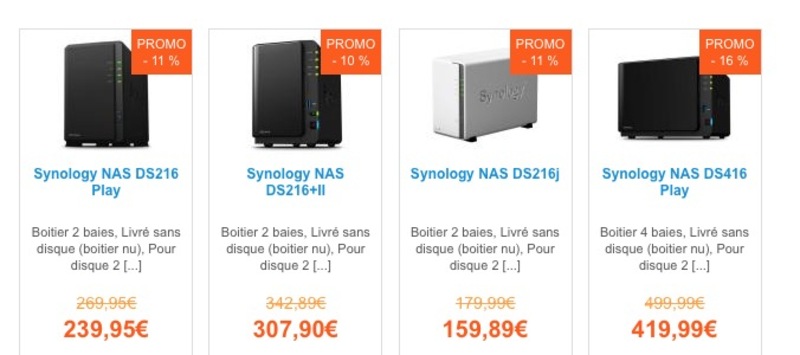 Illustration : #soldes : souris, disques durs, casques, NAS Synology, barre de son BOSE...