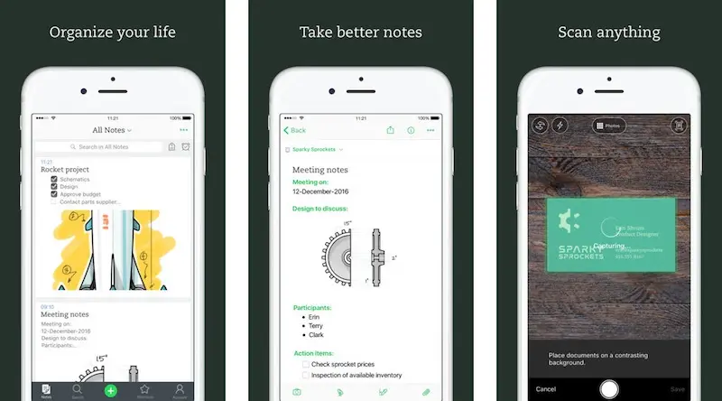 Evernote 8 prend un nouveau départ