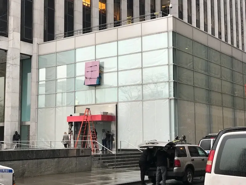 Aperçu de la boutique qui remplacera provisoirement l'Apple Store 5th Avenue (photos)