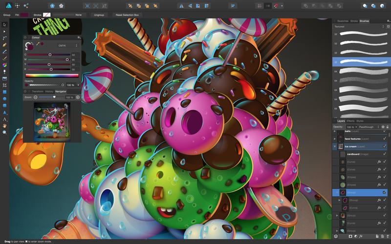 Affinity Designer baisse temporairement son prix de -20 % sur Mac