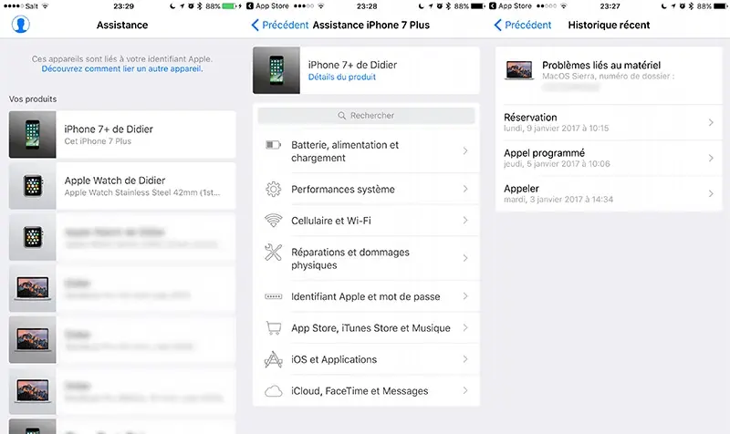 Assistance Apple : une "nouvelle" app d'Apple pour le SAV