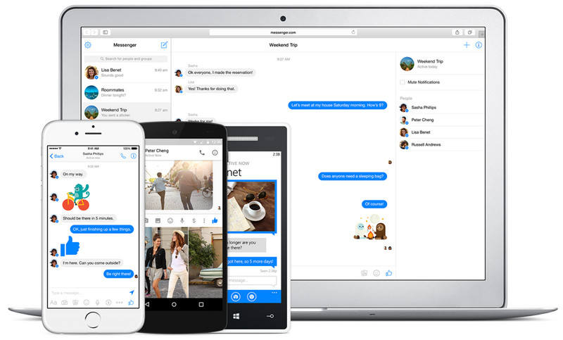 Illustration : Facebook teste des grosses publicités sur Messenger, en Thaïlande et en Australie